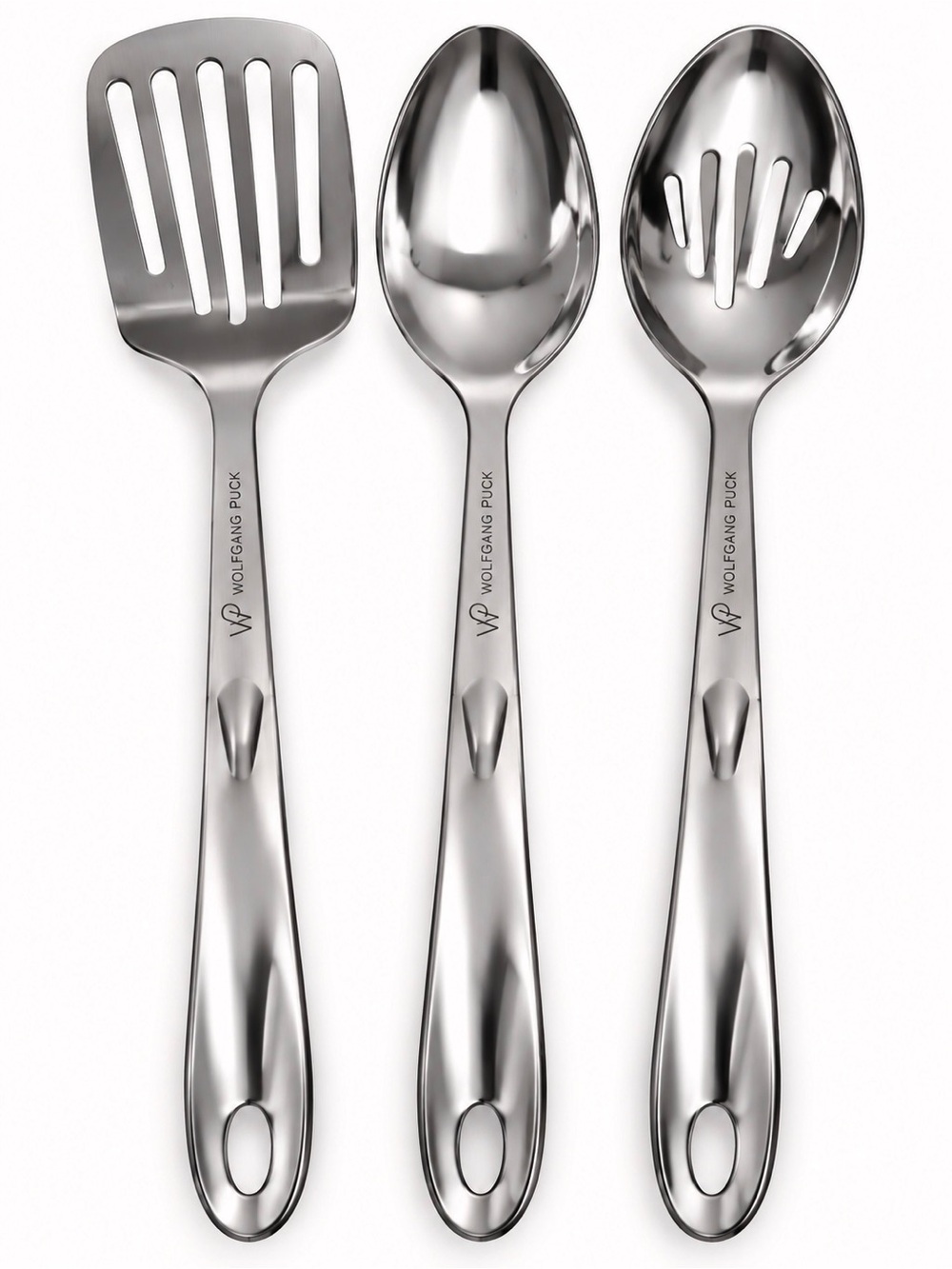 Wolfgang Puck Bistro Collection 3-Piece Stainless Steel Utensil Set